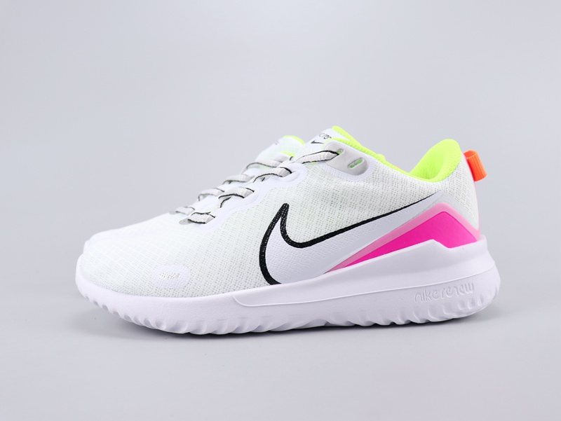 2020 Men Nike Legned React White Pink Yellow Shoes